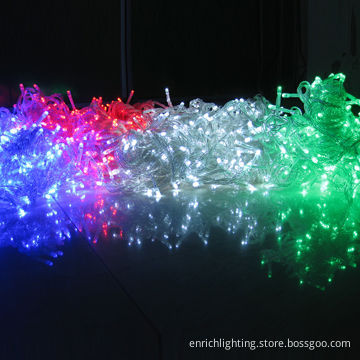 Outdoor LED String Light, 10 Meters 100 Bulbs, AC 220/110V, IP44, 50,000 Hours